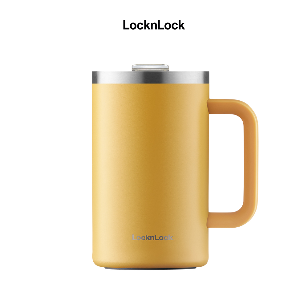 Ca Nước Giữ Nhiệt LocknLock Flat Table Mug 730ml - 3 màu (Xanh Cổ Vịt, Tím, Vàng) - LHC4320, , large image number 7